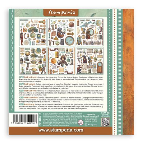 Stamperia Rub-On Kit - A New Beginning