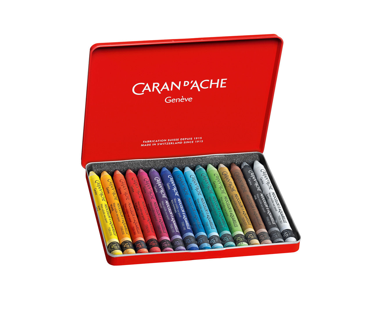 Caran D'Ache NeoColor I Wax Oil Crayons - 15 pack