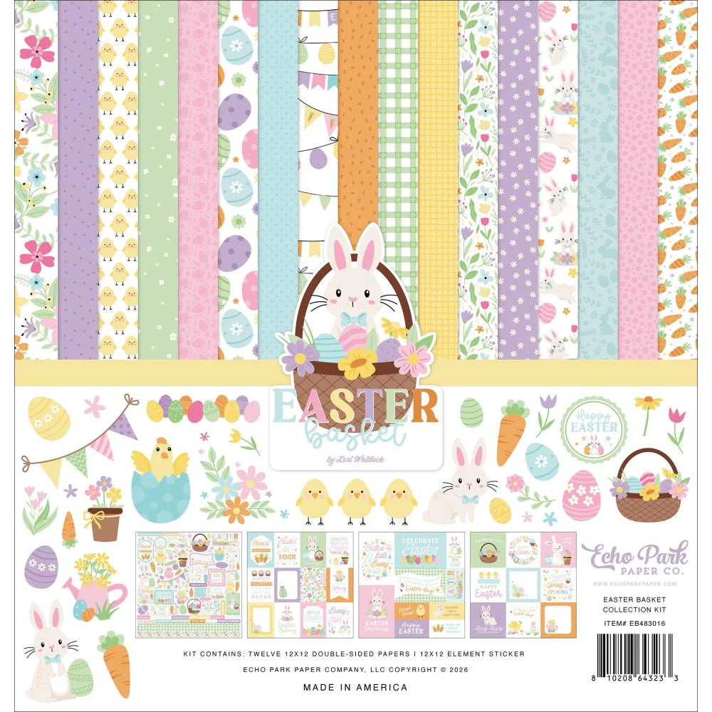 Hop into Easter crafting with the Echo Park Easter Basket Collection Kit