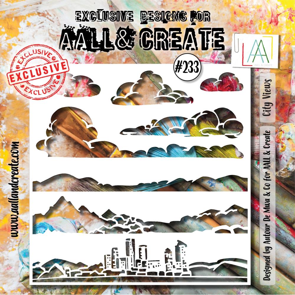 AALL And Create 6x6 Stencil - City Views