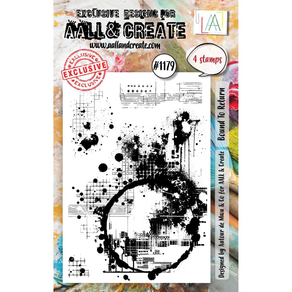 AALL And Create A7 Photopolymer Clear Stamp Set - Bound To Return