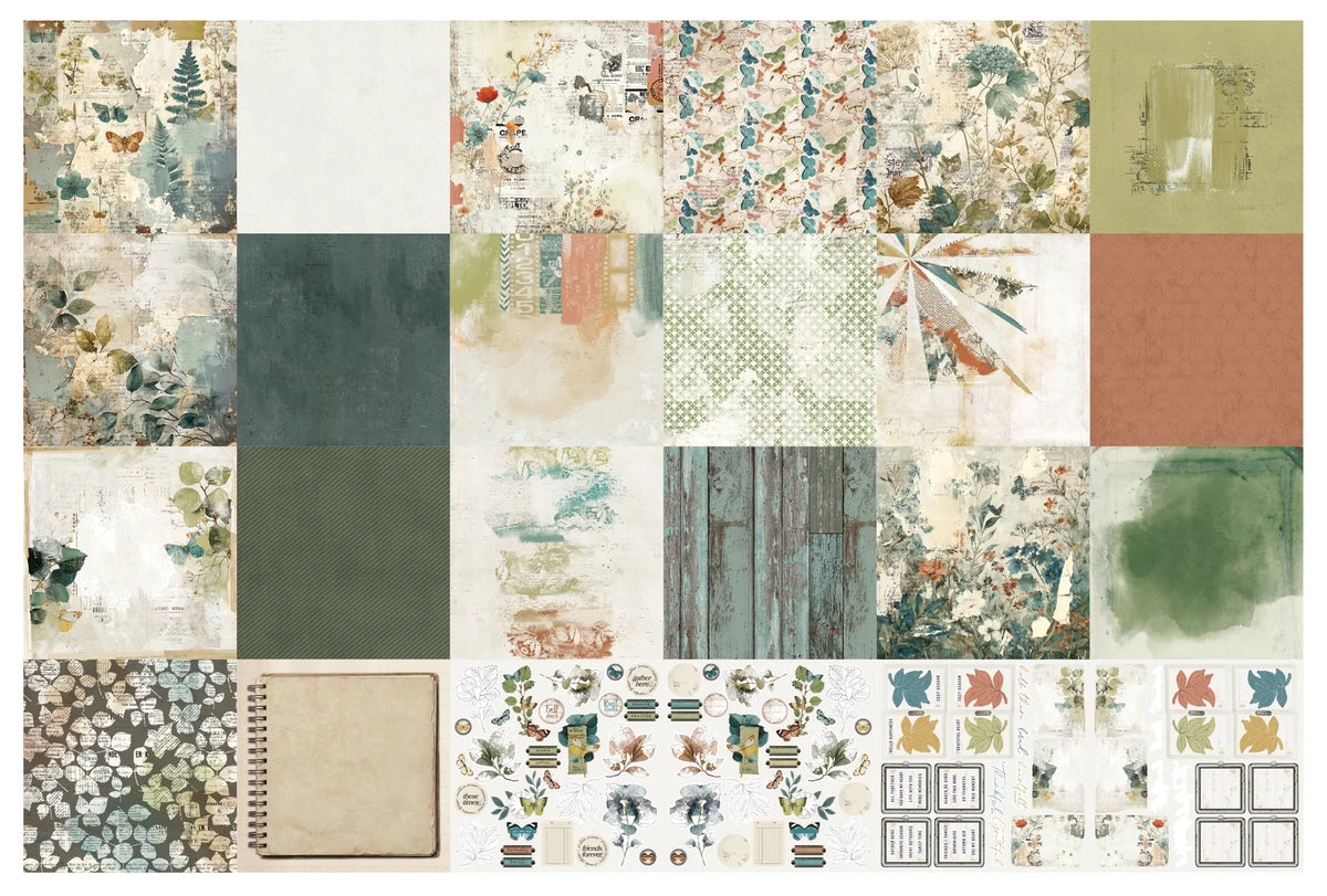Arden 12x12 Paper Pad - Amber Ledgers