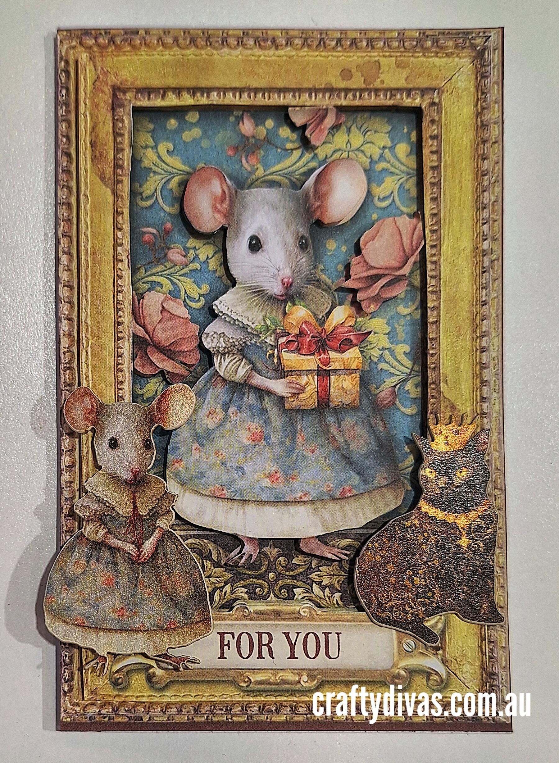 Stamperia Alterego Cards and Layout Class 12th April