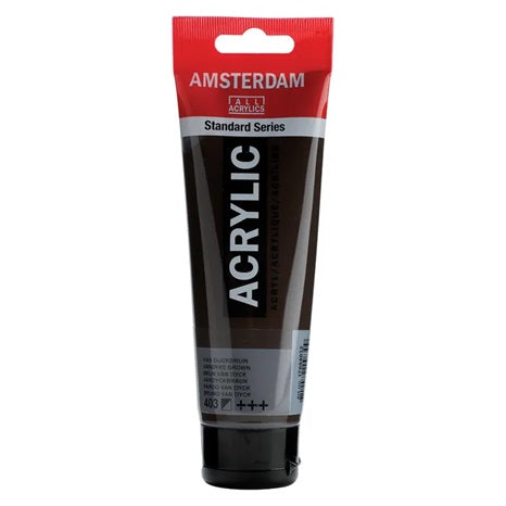 Amsterdam All Acrylics Paint - Vandyke Brown 403