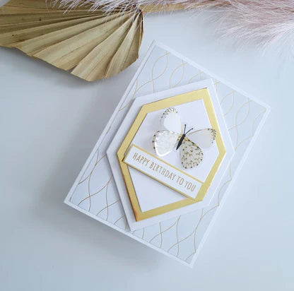 Spellbinders Etched Dies - Essential Hexi Gems
