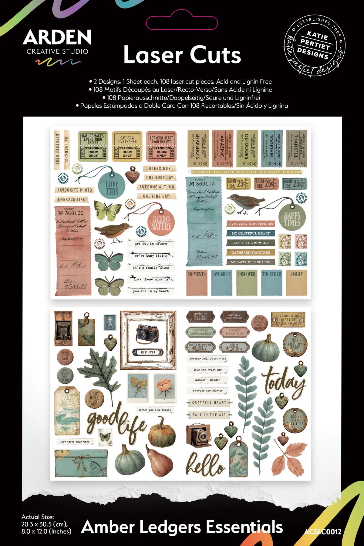 Arden Laser Cuts - Amber Ledgers Essentials