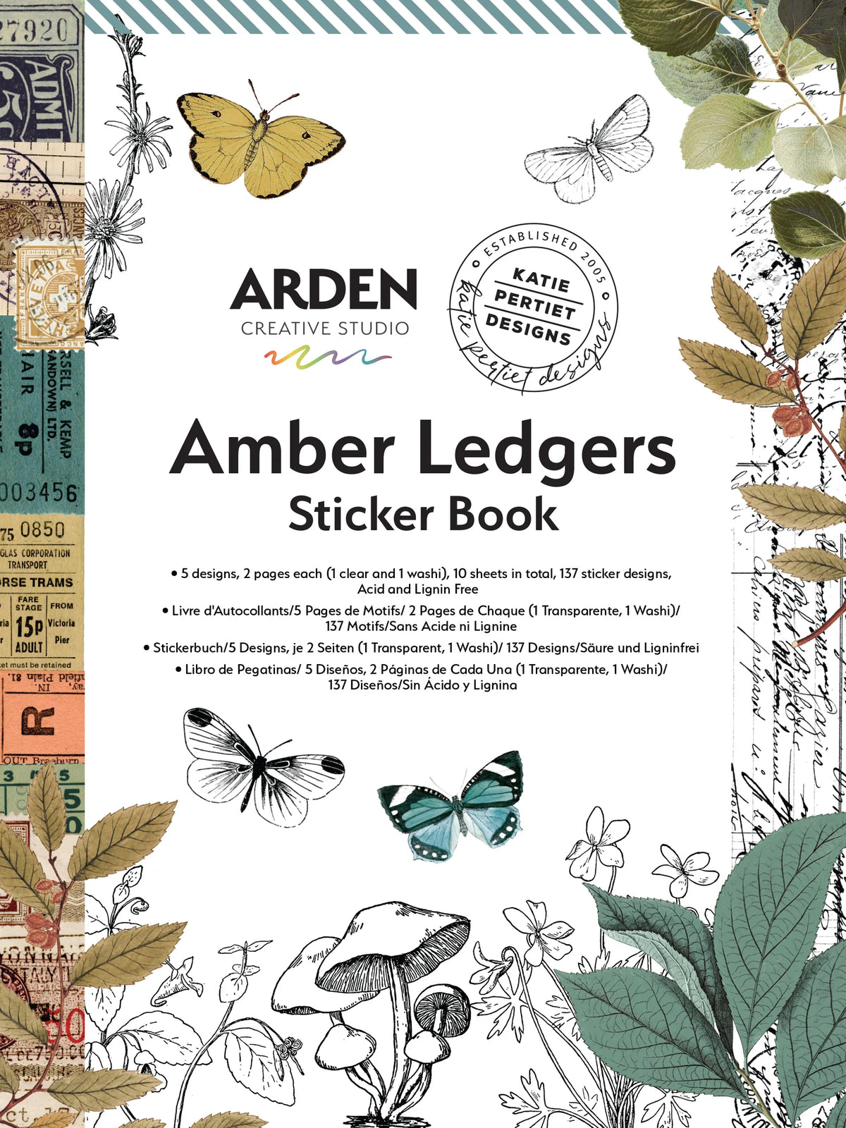 Arden Sticker Book - Amber Ledgers