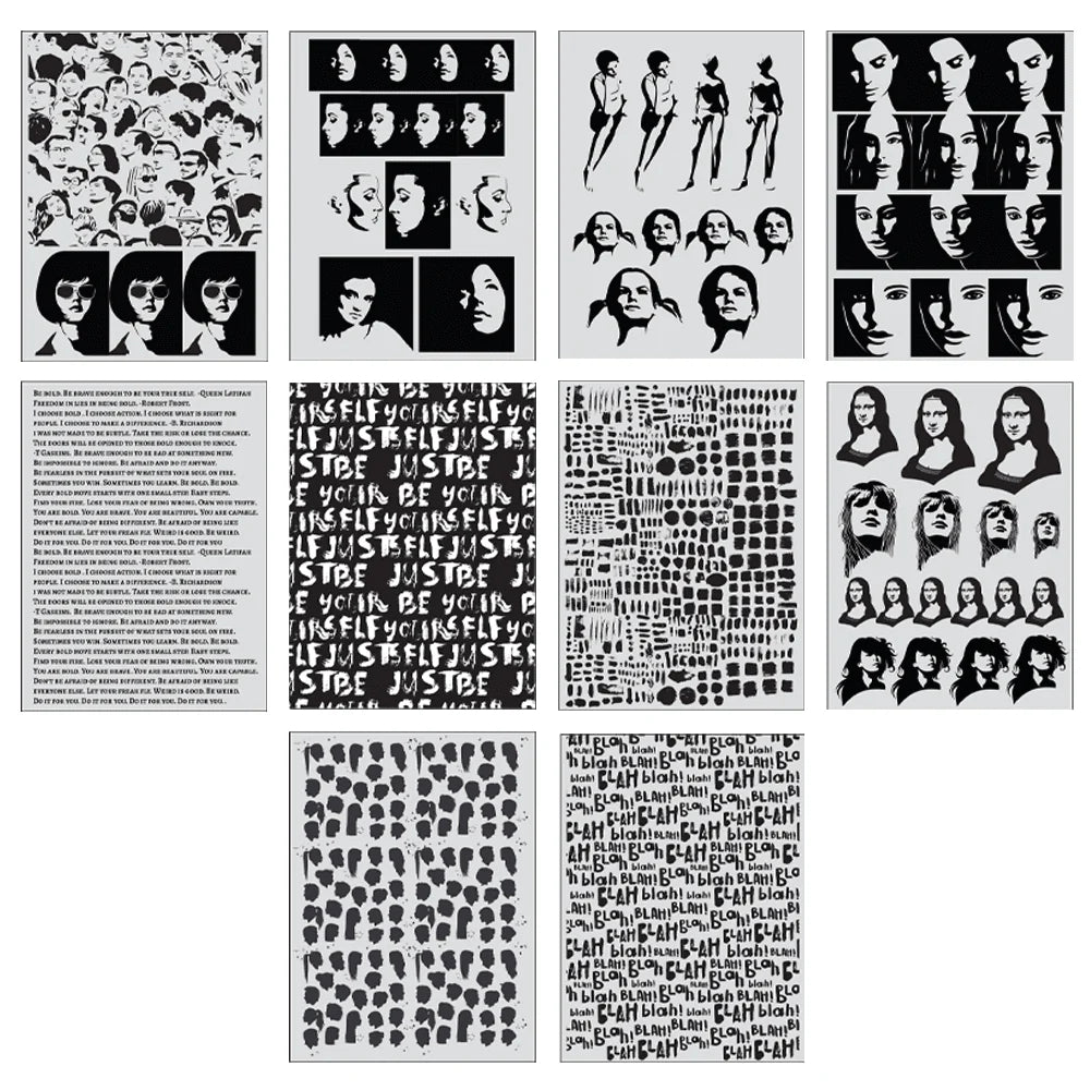 Dina Wakley Media Collage Tissue Paper - Bold
