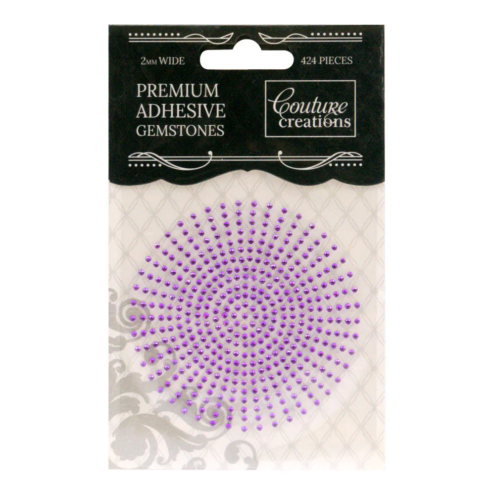 Couture Creations Adhesive Gemstones - Amethyst