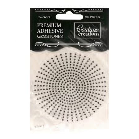 Couture Creations Adhesive Gemstones - Onyx