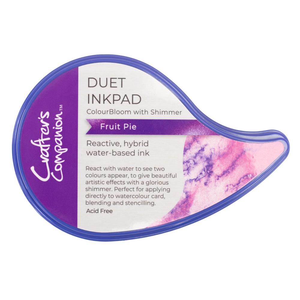 Crafters Companion Duet ColourBloom Shimmer Inkpad - Fruit Pie