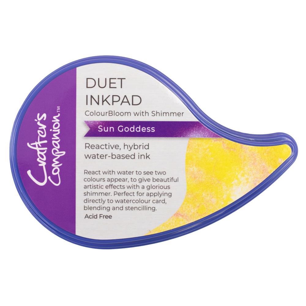 Crafters Companion Duet ColourBloom Shimmer Inkpad - Sun Goddess
