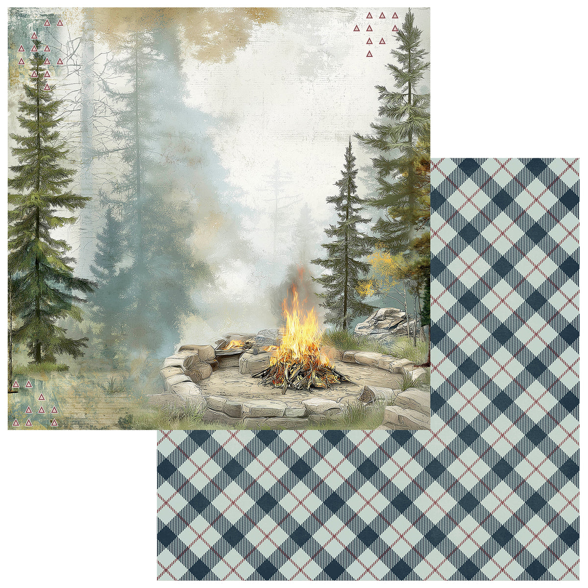 49 and Market Collection Pack 12X12 - Campfire Memories
