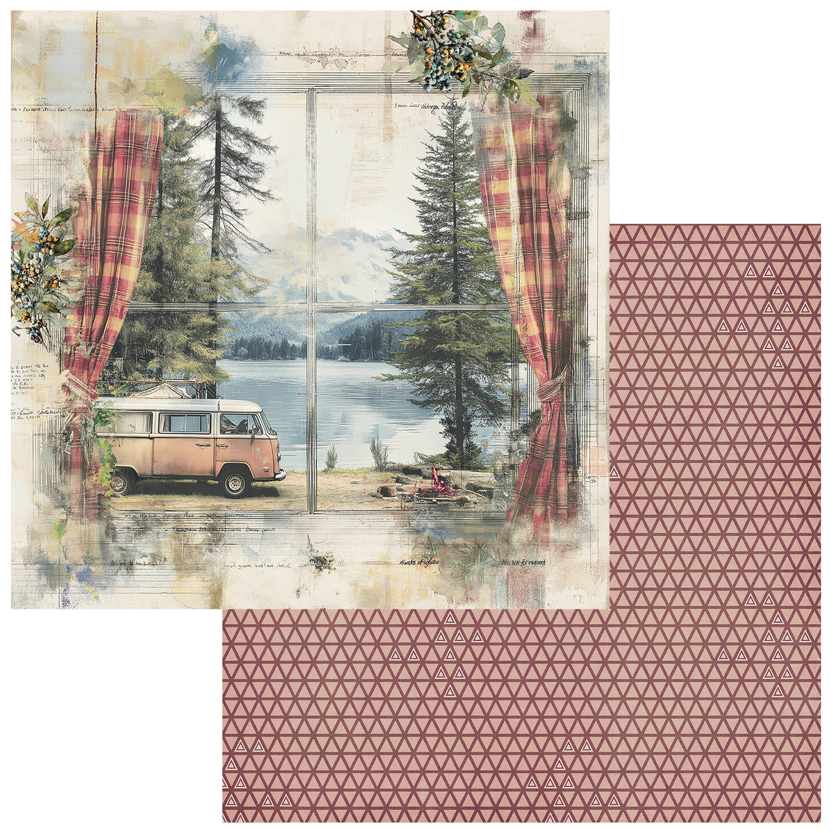 49 and Market Collection Pack 12X12 - Campfire Memories