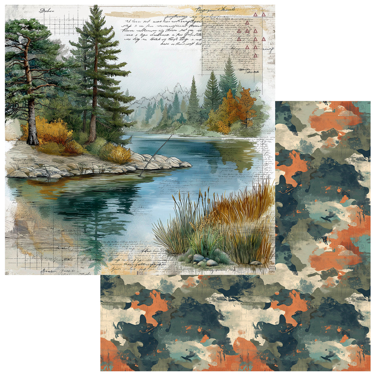 49 and Market Collection Pack 12X12 - Campfire Memories