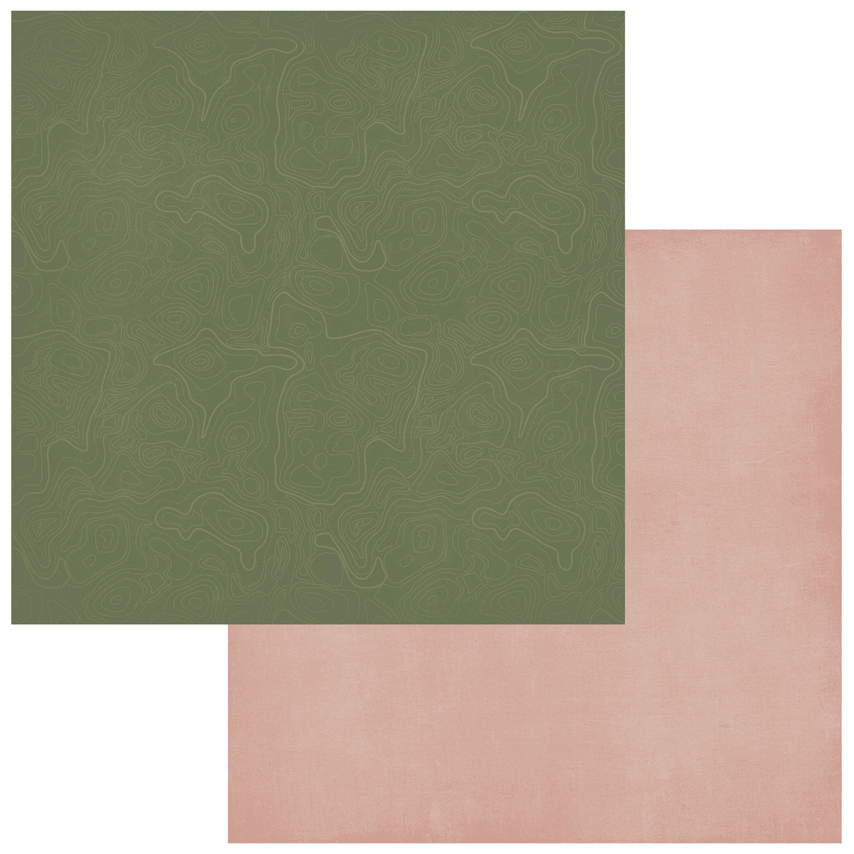 49 And Market Collection Pack 12X12 - Campfire Memories Paper Sheets – Solid