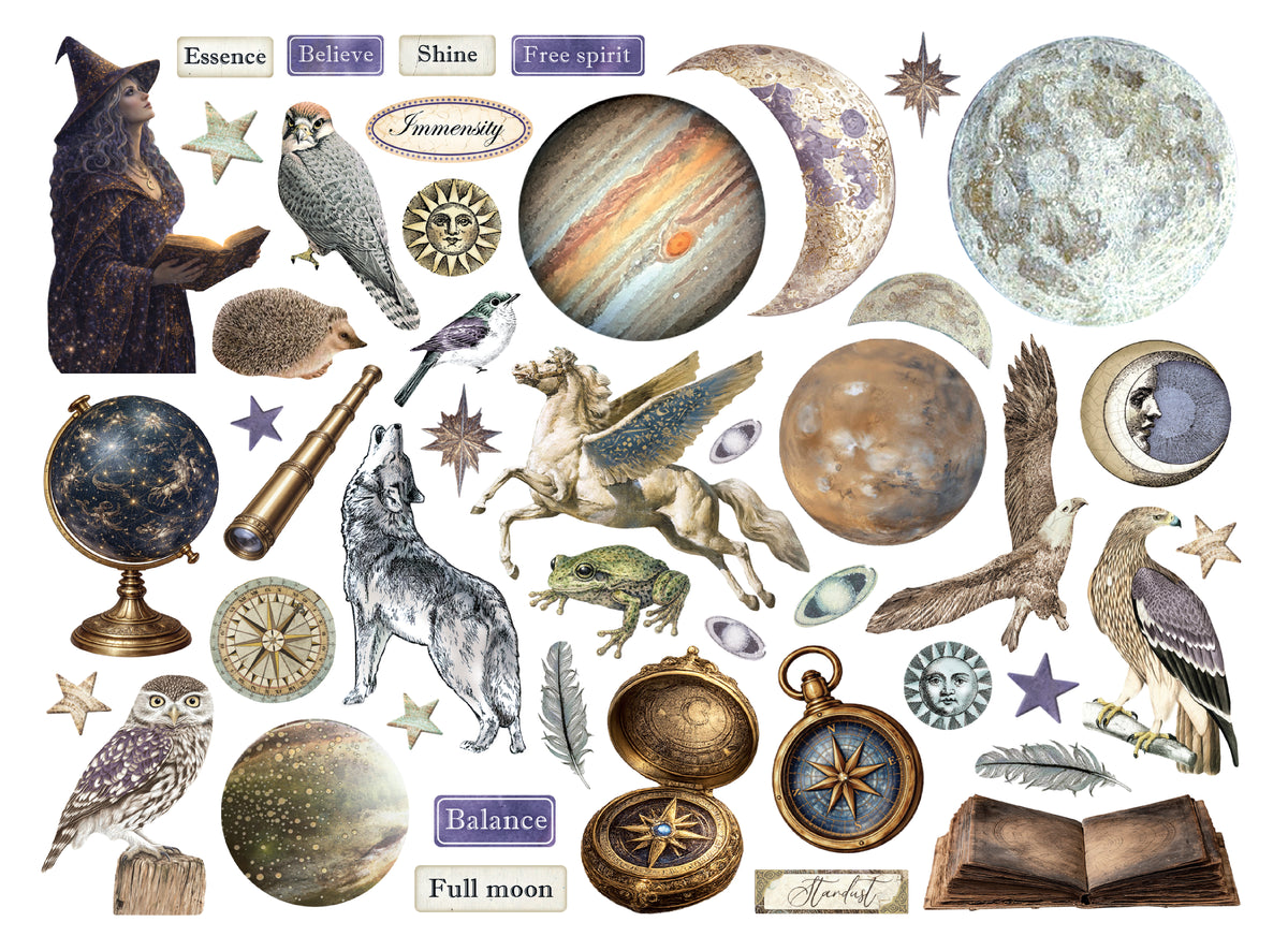 Stamperia Die-Cuts - Cosmos