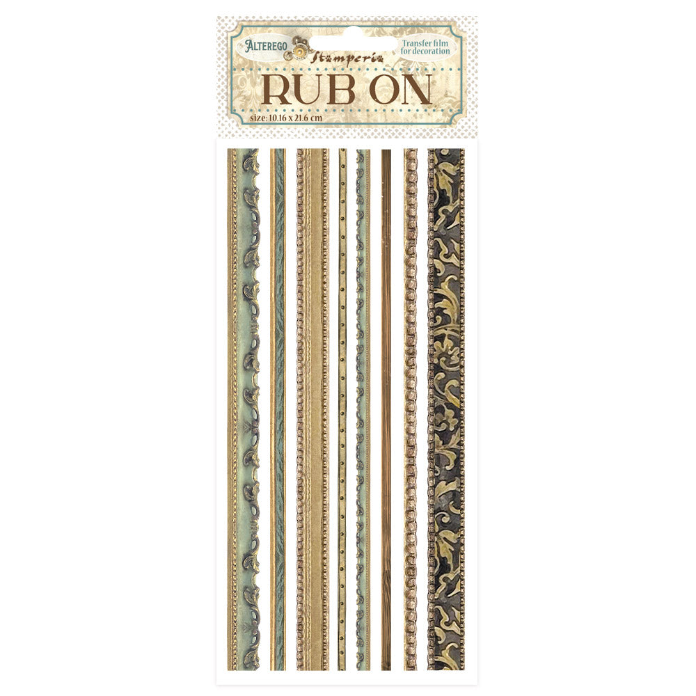 Stamperia Rub-On - Alterego Stripes
