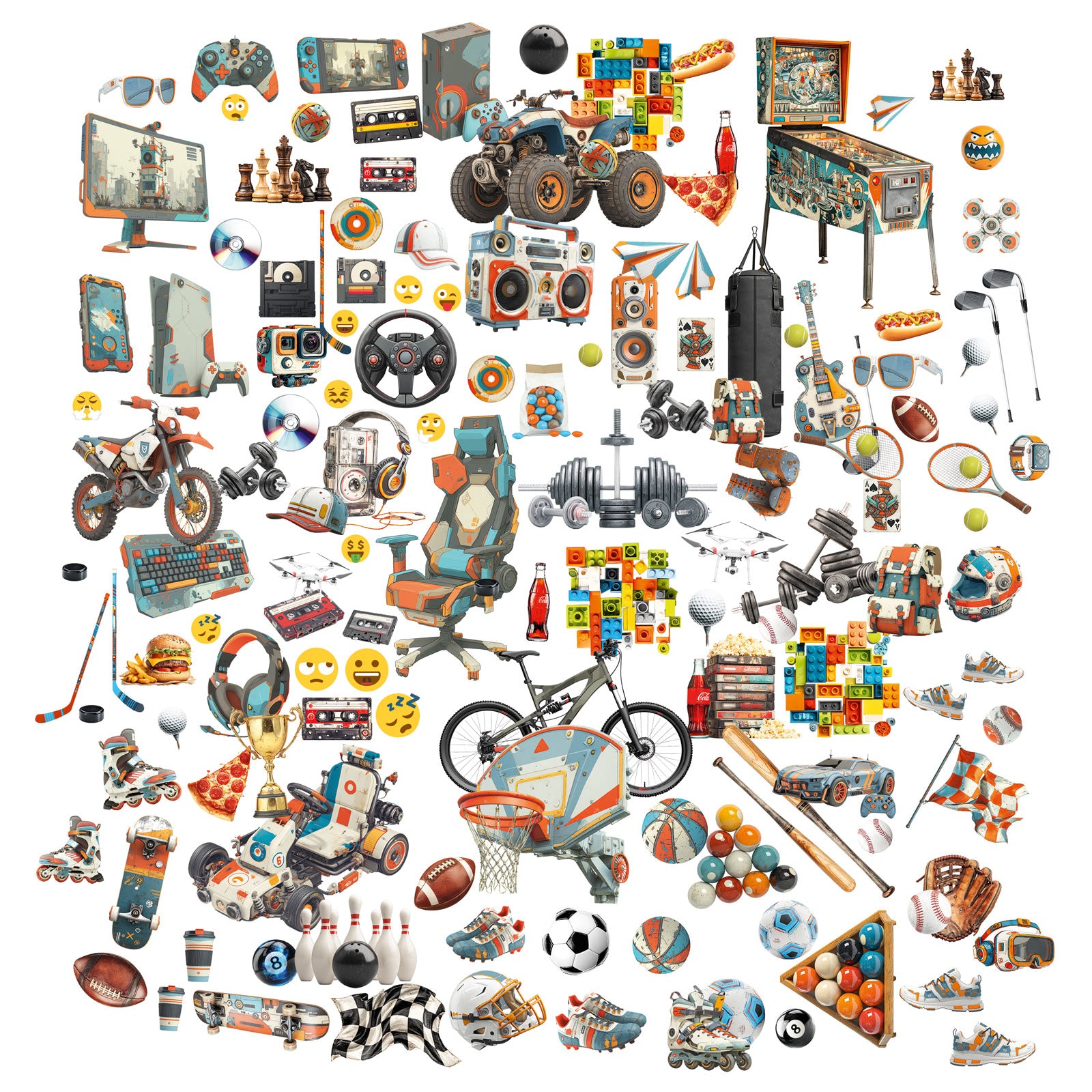 49 And Market Laser Cut Outs - Elements - Level Up