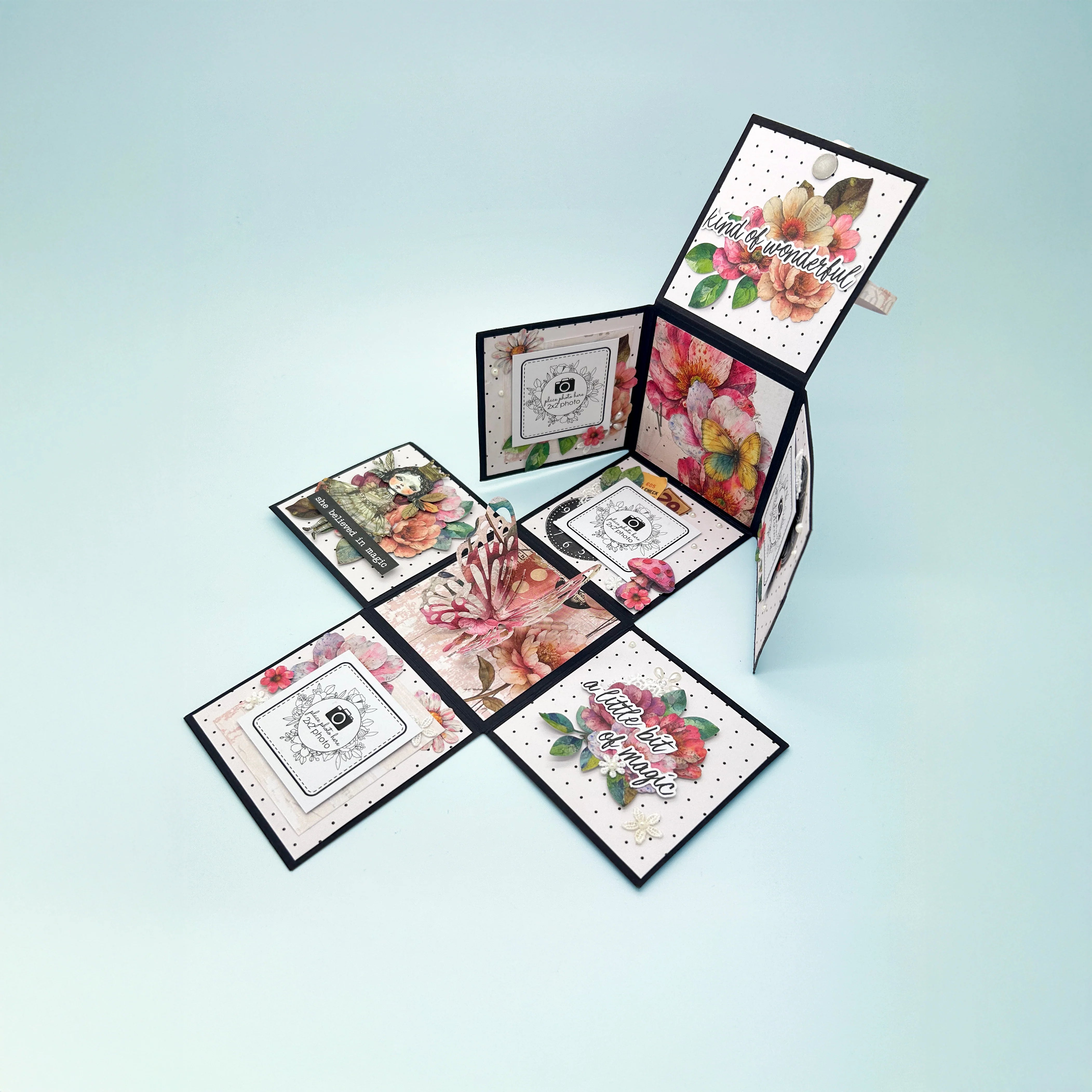 Uniquely Creative Memory Box Folio - Black