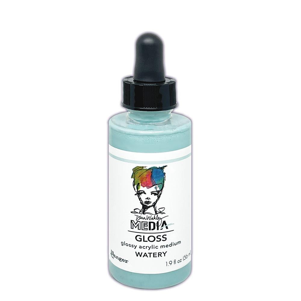 Bottle of Glossy Acrylic Medium with dropper