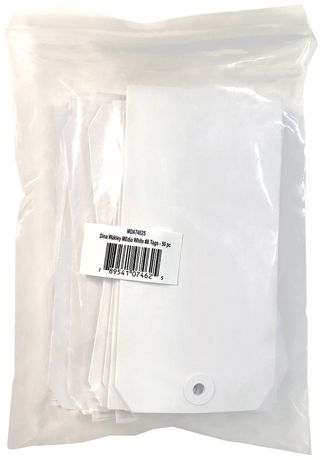 White tags