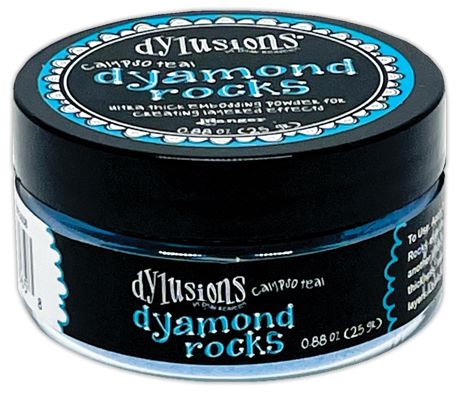 Dyllums dyamond rocks hair product jar on a white background