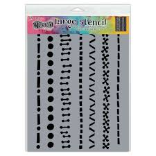 Plastic stencils with various patterns
