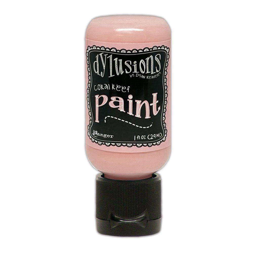 Dylusions Coral Reef paint bottle on a white background