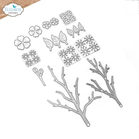 Elizabeth Craft Die Set - Cherry Blossom