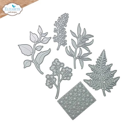 Elizabeth Craft Die Set - Fern and Greenery
