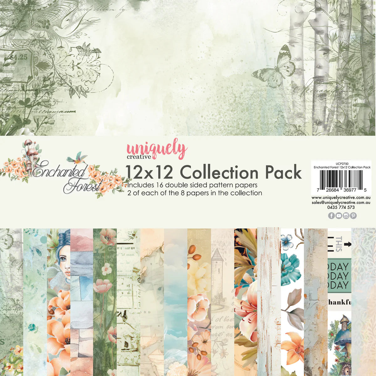 Uniquely Creative - 12x12 Collection Pack - Enchanted Forest