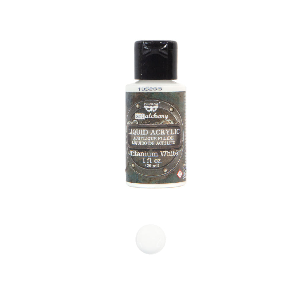 Finnabair Art Alchemy Acrylic Paint – Titanium White