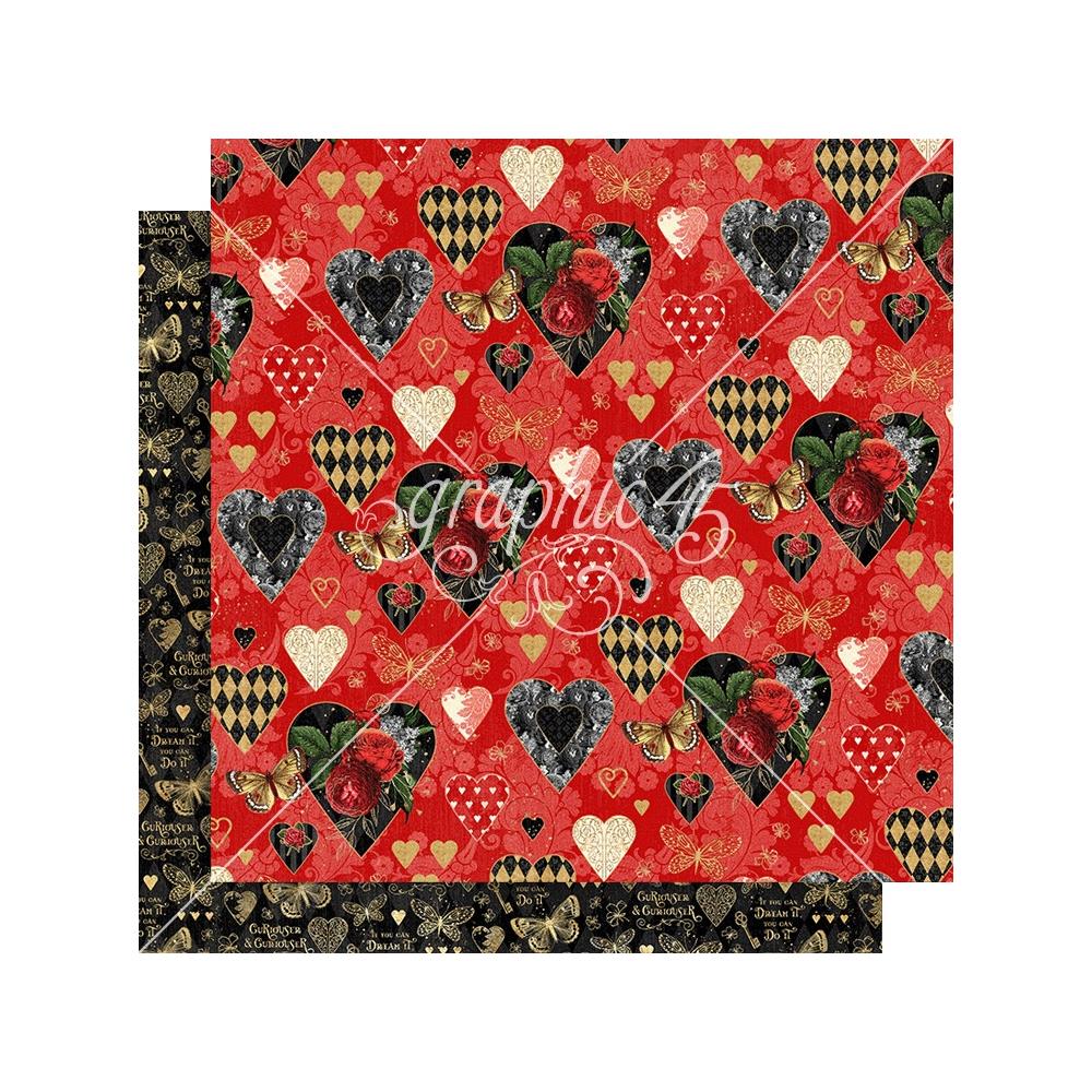 Graphic 45 Double-Sided Cardstock 12x12 Curiouser & Curiouser - Joyous Possibilities