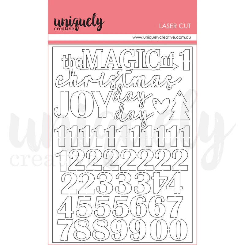 Uniquely Creative - Holiday Spirit Laser Cut