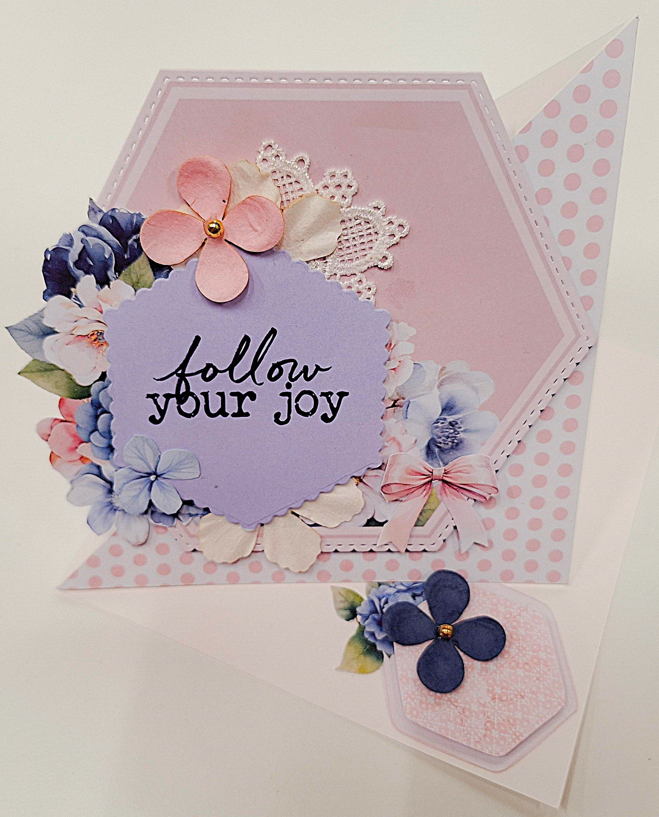 Indigo Bloom Cards and Layout Class Sunday 3rd August