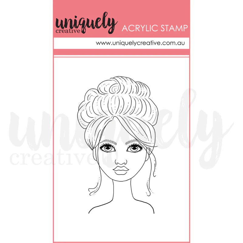 Uniquely Creative - Acrylic Mini Mark Making Stamp - Jasmine
