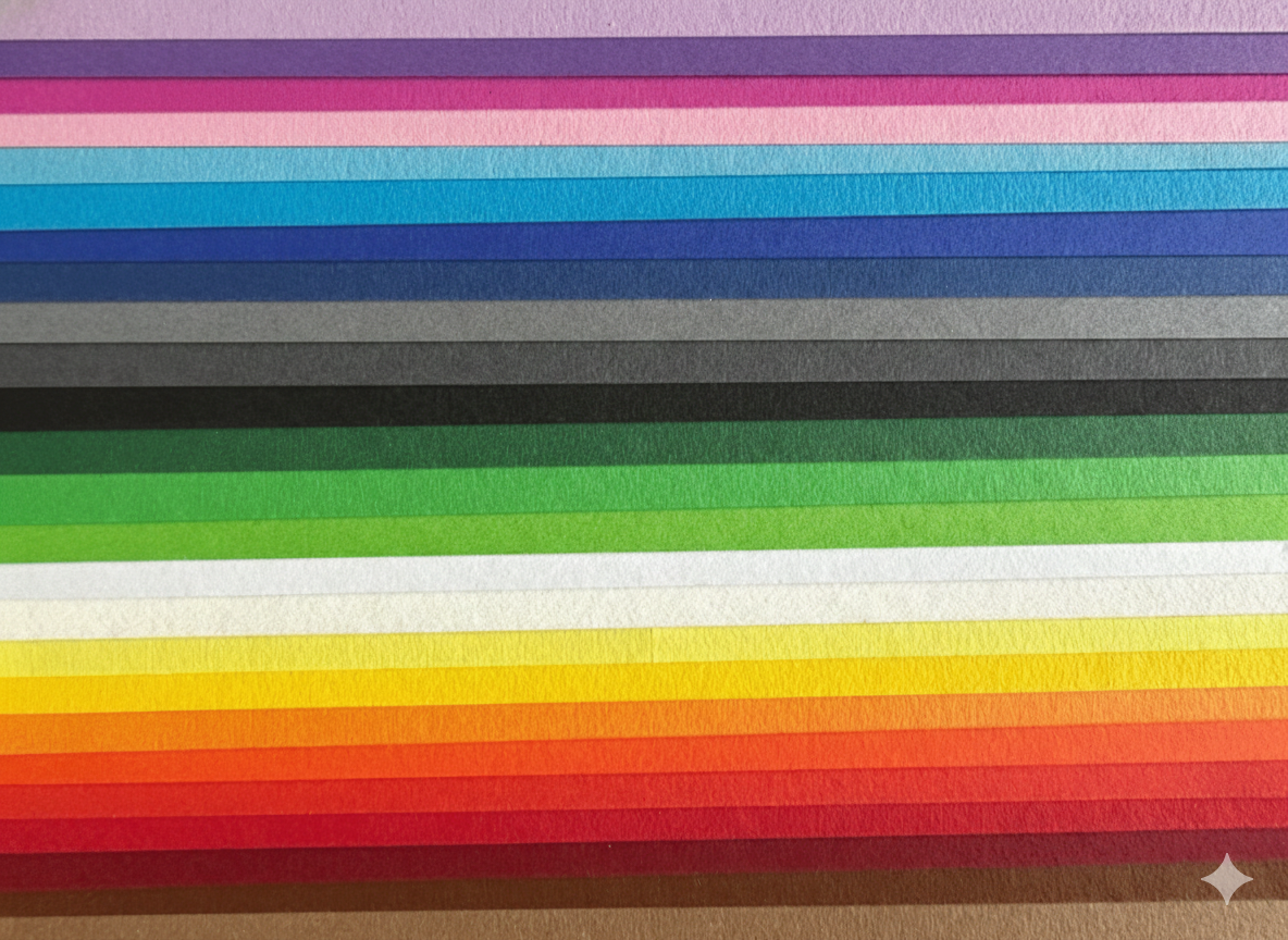 Kaleidoscope Rainbow Pack 40pcs - A4 Card