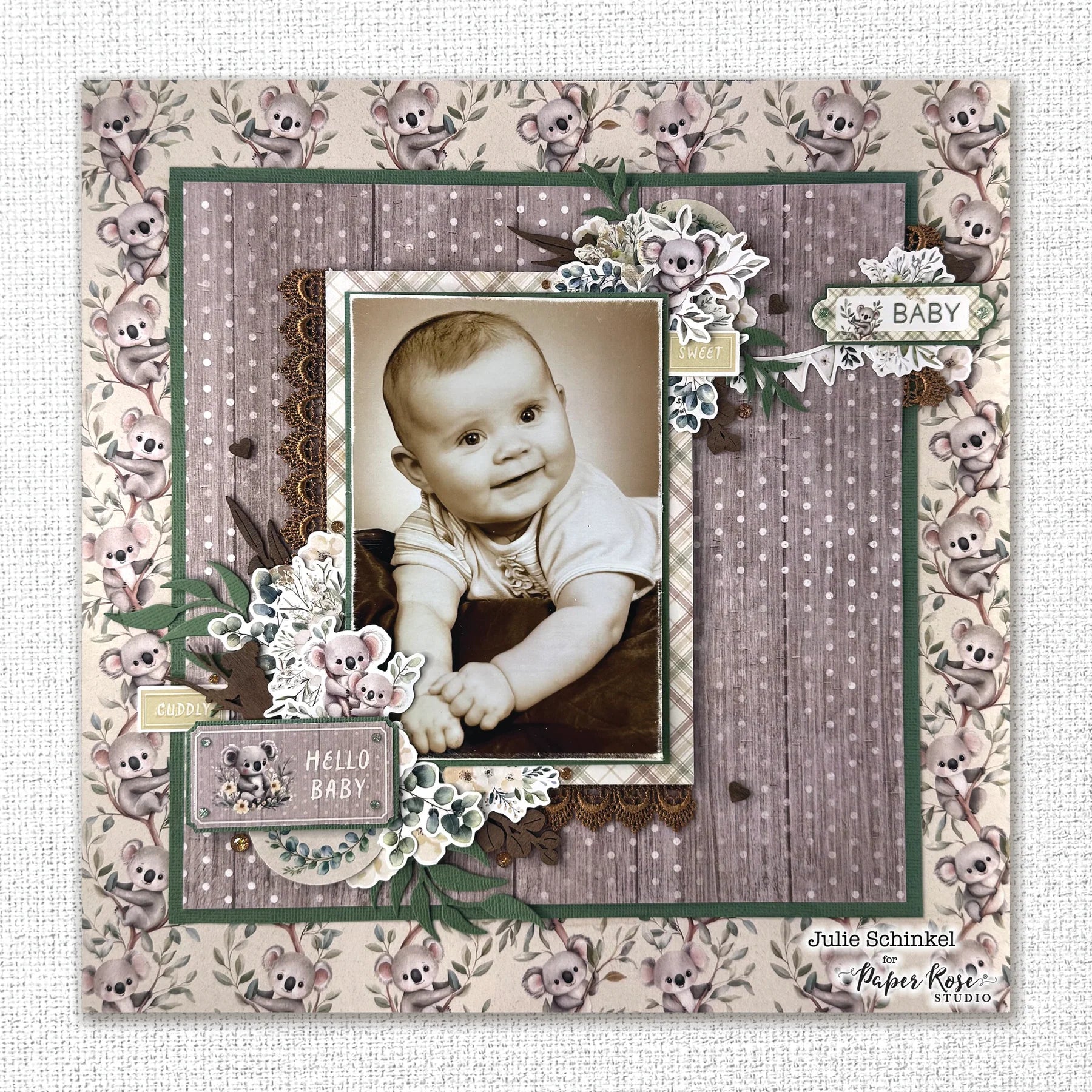 Paper Rose Studio - Little Koala Adventures 12x12 Paper Collection