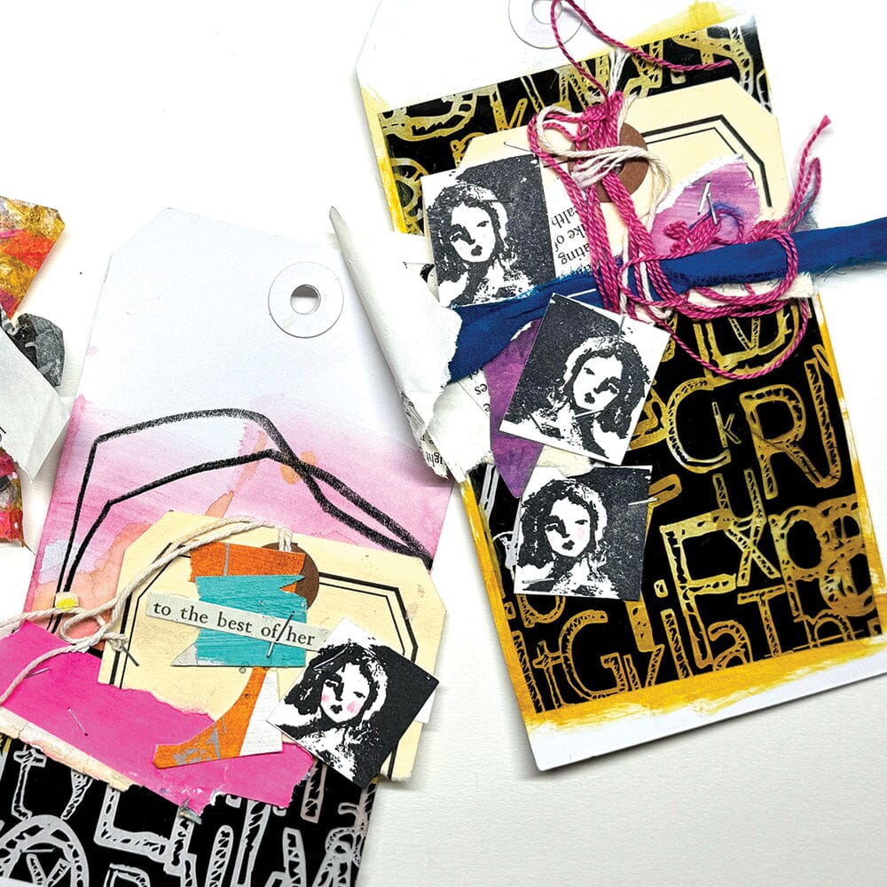 Dina Wakley Media Transparencies - Typography Set 1