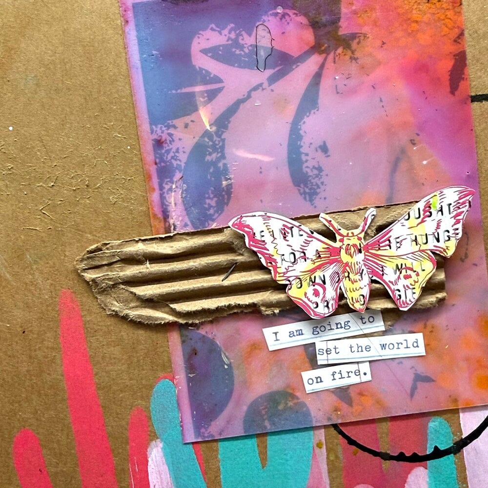 Dina Wakley Media Rub-ons - Flutters