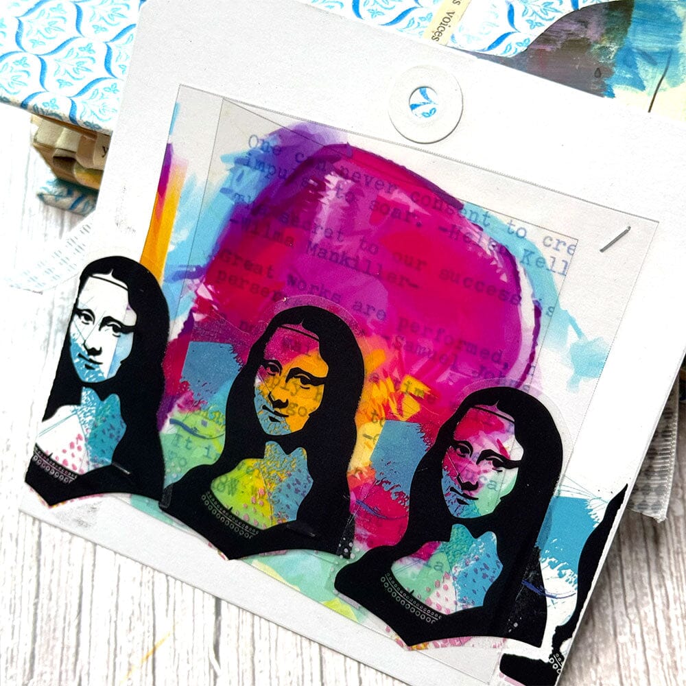 Dina Wakley Media Rub-ons - On Their Mind