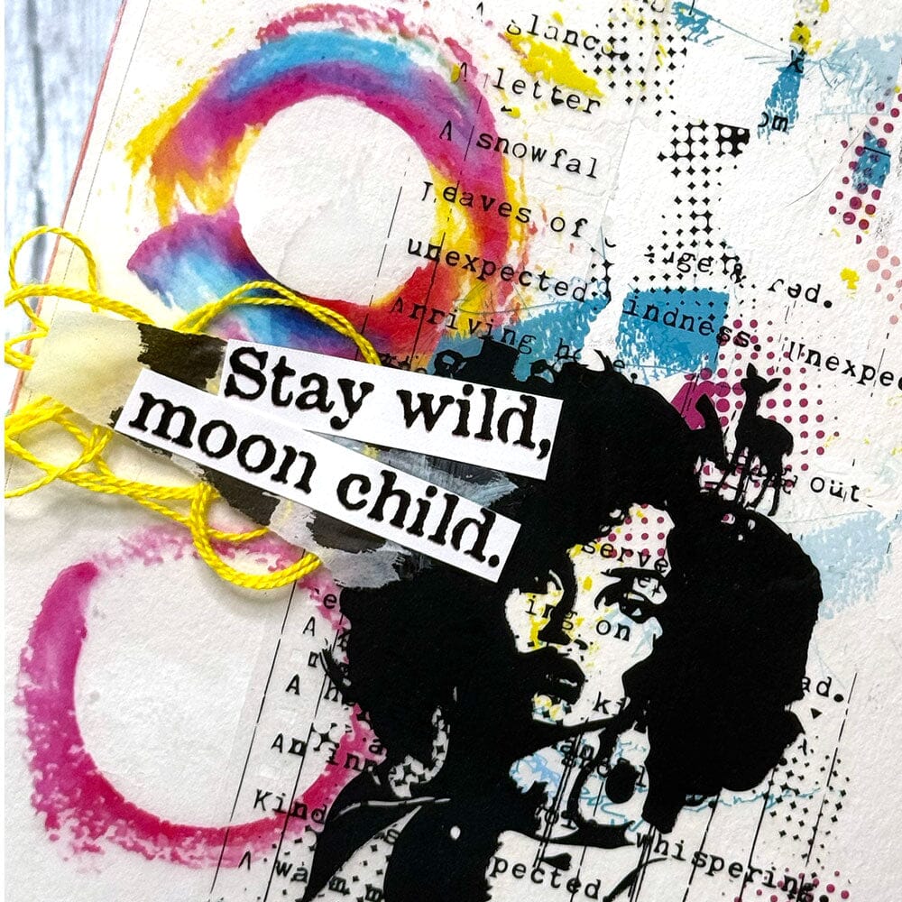 Dina Wakley Media Chroma Transparencies - Painted Elements A4 (21.0x29.7cm / 8.3x11.7 inch) - 6 Sheets (Copy)