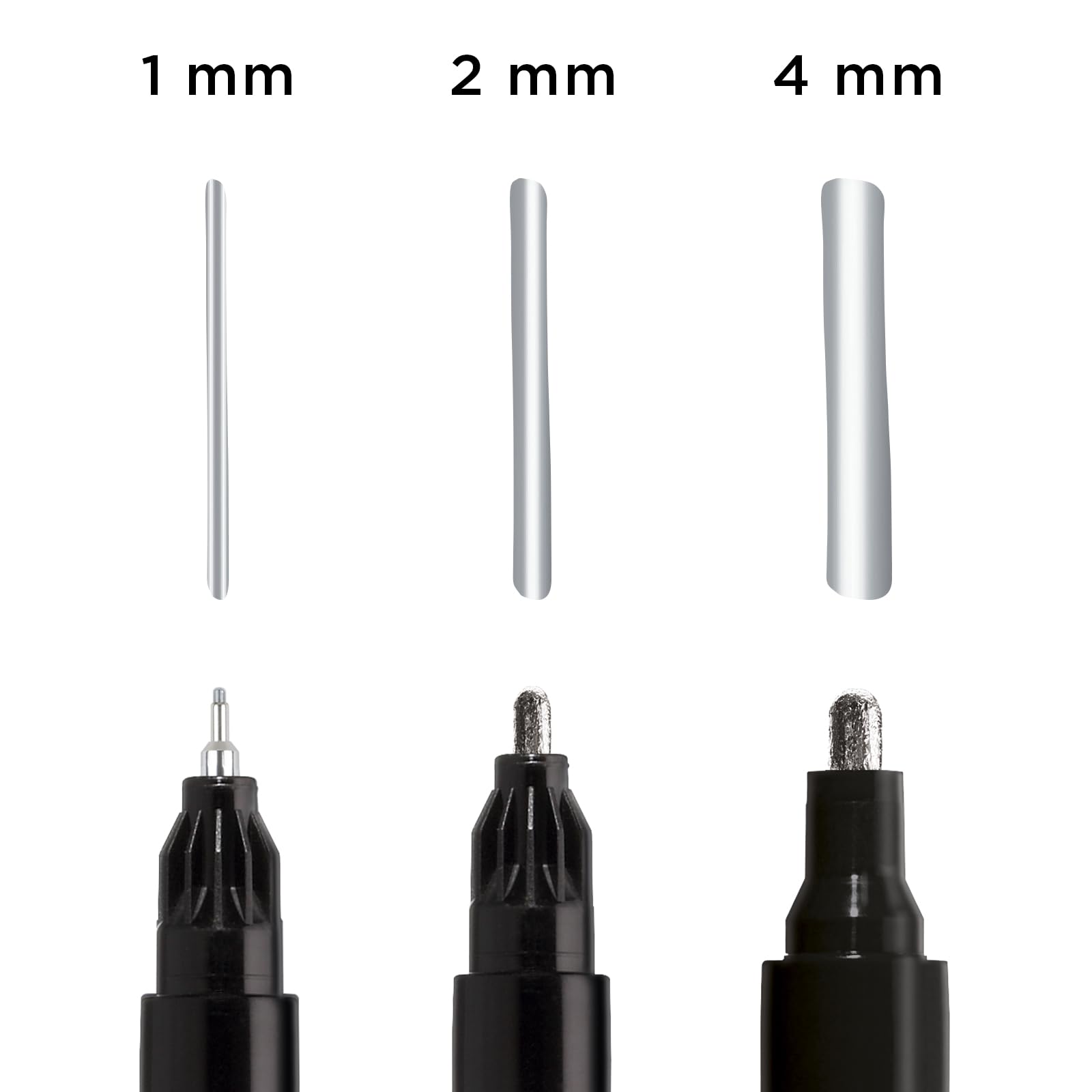 MOLOTOW Liquid Chrome Marker Set 3 pk