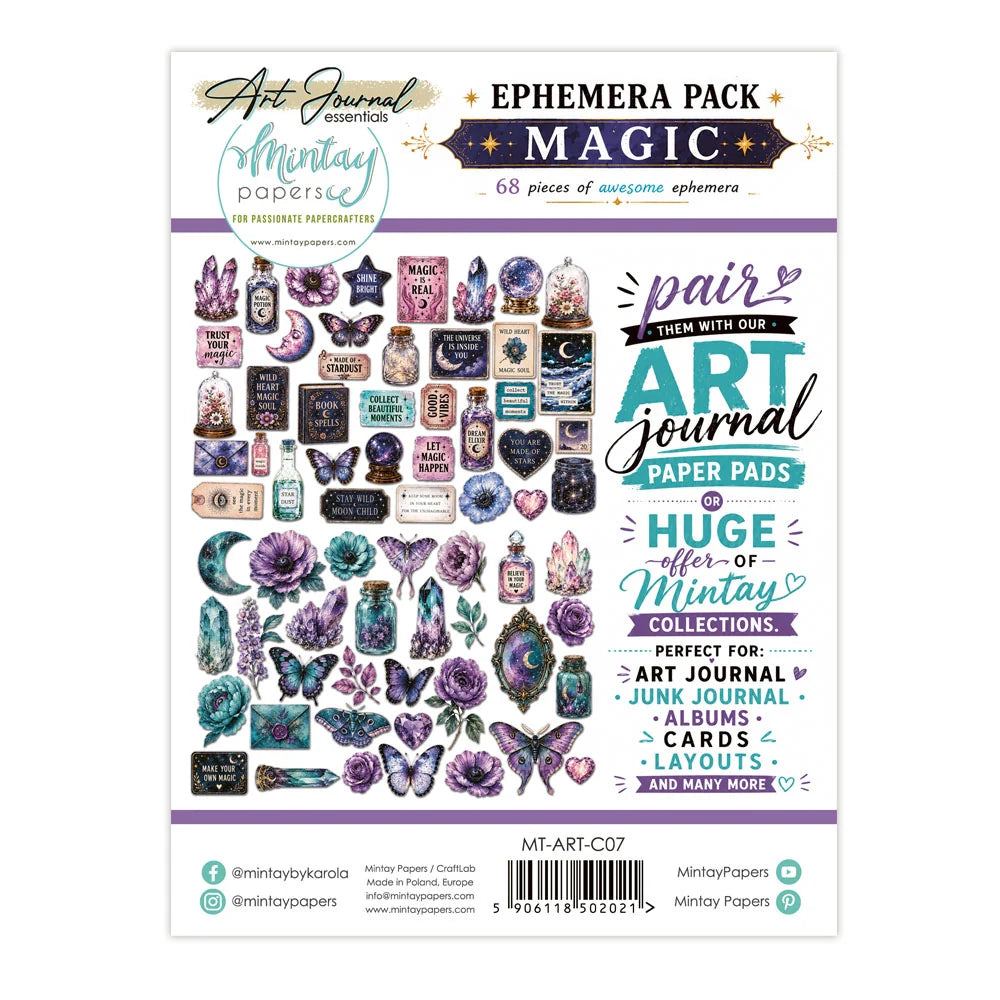 Mintay Art Journal Essentials - Magic Ephemera