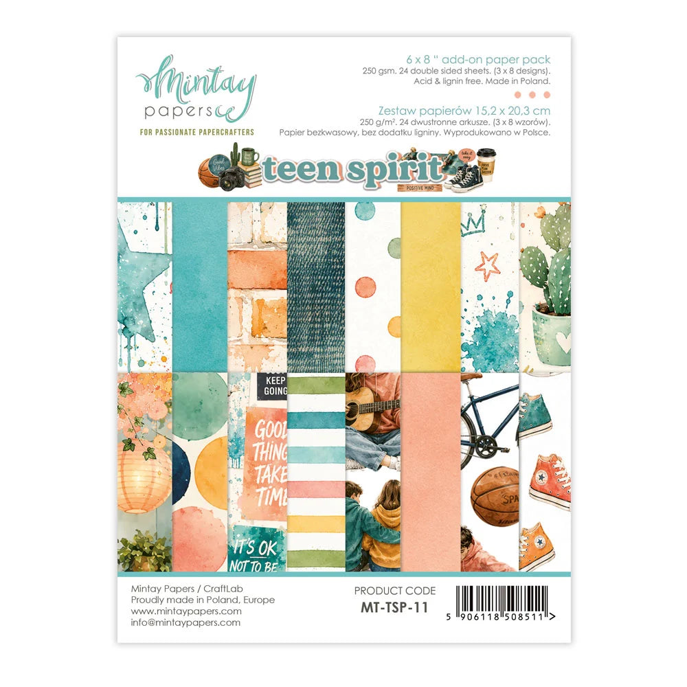 A5 paper pad by Mintay with colourful elements