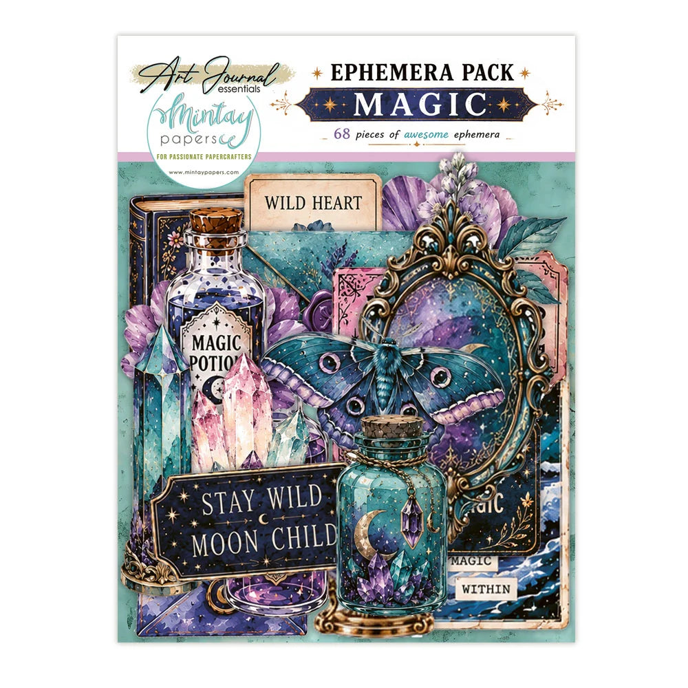 Mintay ephemera perfect for art journalling. 
