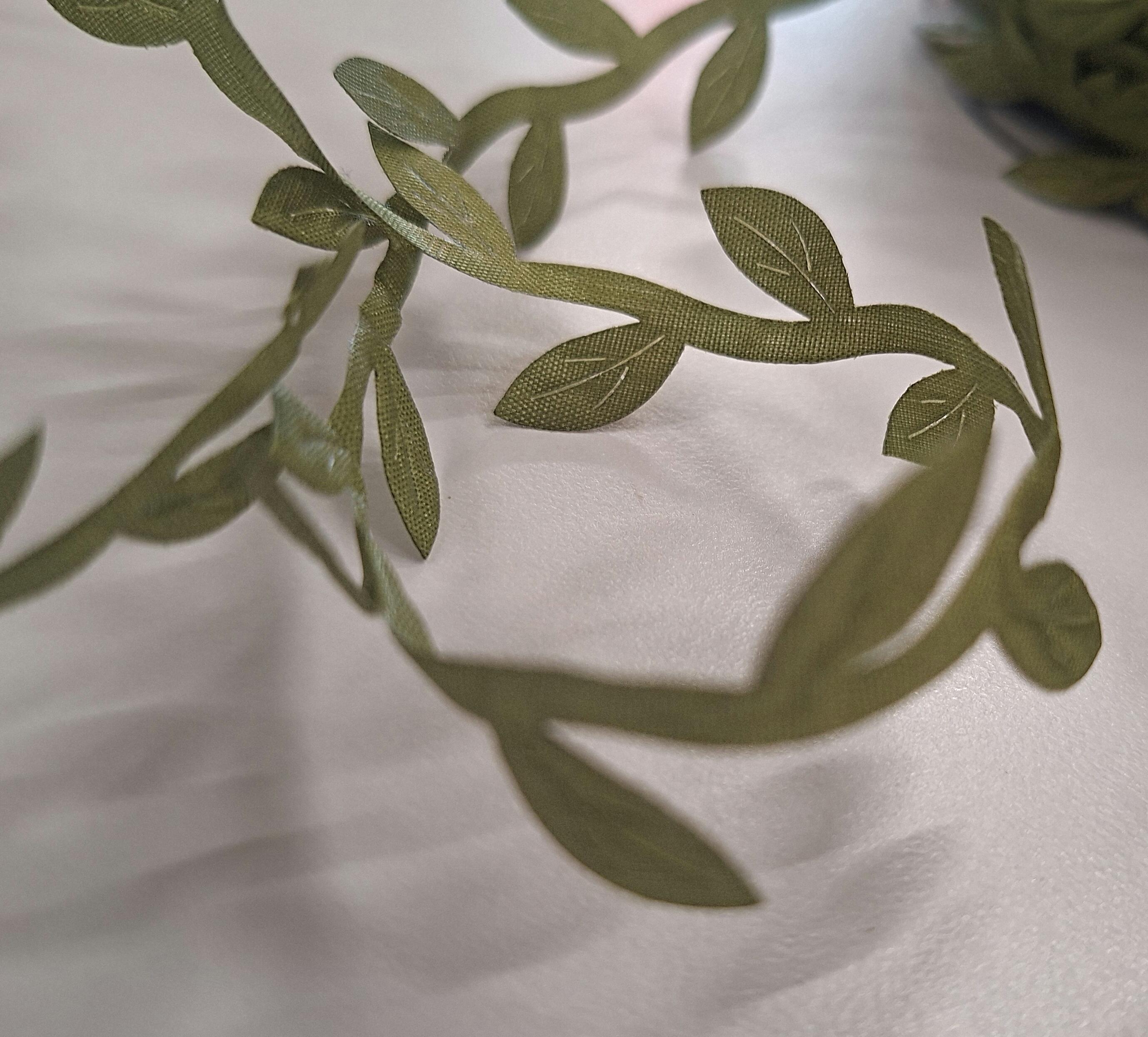 Olive Leaves Ribbon 15mm