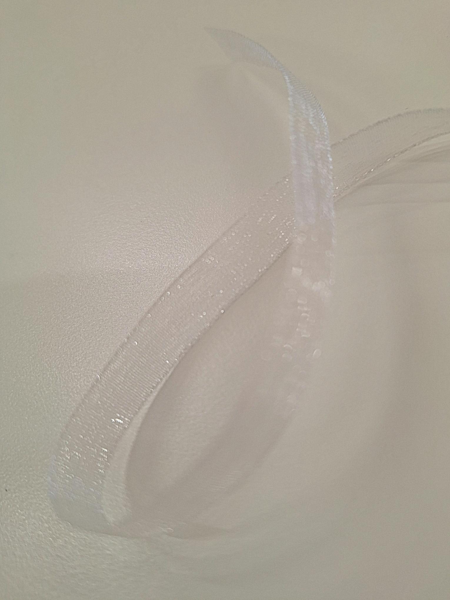 Organza Ribbon 10mm - White