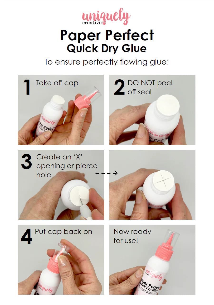 Uniquely Creative Paper Perfect Quick Dry Glue 120ml